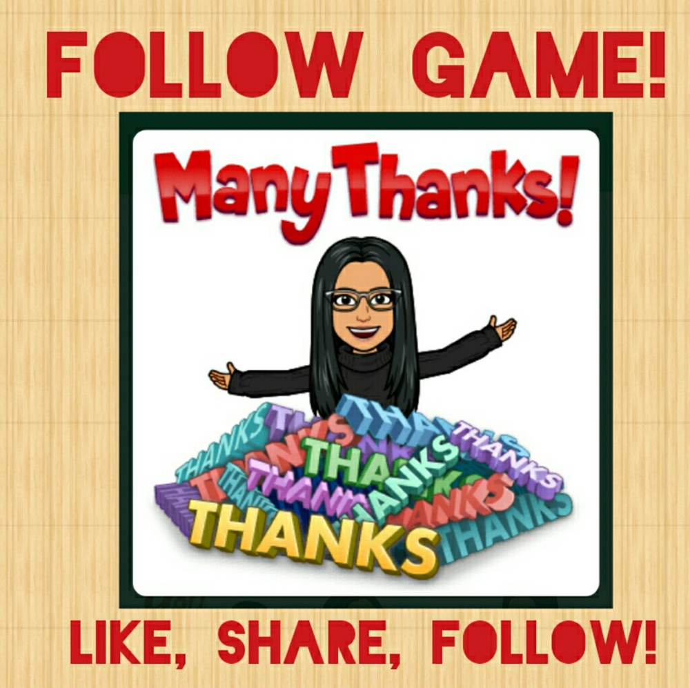 Sharing is Caring! LIKE, FOLLOW, SHARE Game!